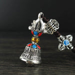 Buddha Stones Tibet Om Mani Padme Hum Vajra Dorje Spiritual Car Hanging Decoration