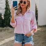 Zeagoo Long Sleeve Shirts V Neck Printed Pocket Shirt for Women Casual Business Work Office 2026 | Under $40