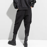 Casual High-waisted 3D Harem Pants