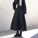High Waist Pleated Skirt