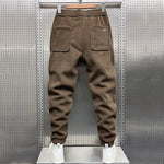 Winter Thickened Velvet Solid Color Harem Pants