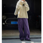 Corduroy Straight Loose Warm Trousers
