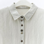 Women's Asymmetrical Draped Hem Hand-Stitched Vest