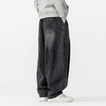 Japanese Retro Machete Denim Loose Wide-leg Harem Pants