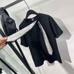 Bow Scarf Loose Casual T-shirt