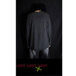Loose-fitting Striped T-shirt with Dropped Shoulders