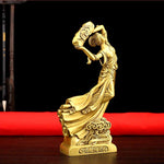 Buddha Stones Bodhisattva Nuwa Mends The Sky Protection Copper Statue Decoration