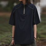 Half-zip Quick-drying Casual T-shirt