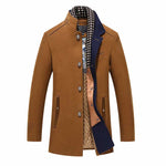 Stand Collar Slim Coat