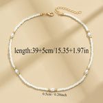 Dainty Pearl Beaded Necklace