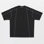 Topstitched Crew Neck Loose T-shirt