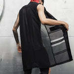 Mid-Length Mesh Sleeveless Vest