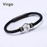 Buddha Stones 999 Sterling Silver 12 Constellations of the Zodiac Protection Handmade String Bracelet (Extra 35% Off | USE CODE: FS35)