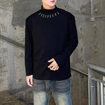 Half Turtleneck Loose Solid Color Bottoming Shirt