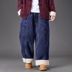 Thickened Reversible Corduroy Trousers