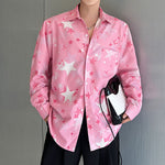 Pink Star Print Shirt