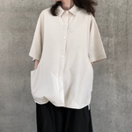 Large Pocket Loose Casual Shirt