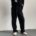 High Waist Mopping Casual Trousers