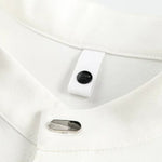 Summer Stand-up Collar Draped Shirt