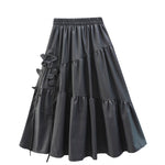 Three-dimensional Floral Mosaic Skirt
