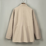 Fleece Lined Thick Warm Curved Neck Hanfu Cardigan