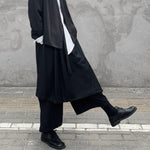 Irregular Loose Multi-layered Wide-leg Pants