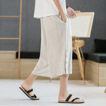 Button Loose Casual Harem Pants