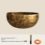 Buddha Stones Tibetan Sound Bowl Handcrafted for Healing and Meditation Positive Energy Singing Bowl Set