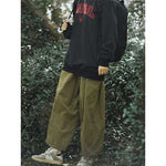 Loose-fitting Wide-leg Casual Straight-leg Pants