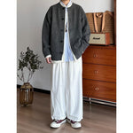 Japanese Faux Two-piece Loose Casual Knit Cardigan