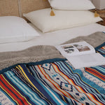 Buddha Stones Geometric Warm Soft Bed Throw Blanket