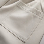 Curved Blade Retro Wide-Leg Casual Straight-Leg Pants