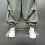 Paneled 3D Tailored Loose Harem Casual Pants
