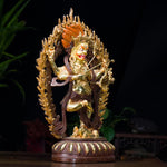 Buddha Stones Kurukulla Buddha Figurine Serenity Copper Statue Home Decoration