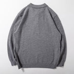 POLO Collar Loose Casual Warm Knit Sweater
