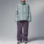 Solid Color High Collar Warm Down Jacket