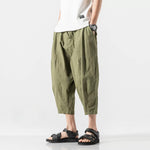 Summer Wide-Leg Crop Pants