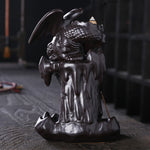 Nordic Dragon Ceramic Backflow Smoke Fountain Meditation Healing Incense Burner Led Ball Decoration