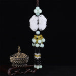 Buddha Stones FengShui Jade PiXiu Harmony Car Pendant Decoration (Extra 30% Off | USE CODE: FS30)