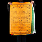 Buddha Stones Tibetan 5 Colors Windhorse Happiness Auspicious Outdoor Prayer Flag