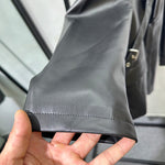 Vintage Pu Leather Suit Jacket