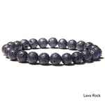Natural Agate Stone Crystal Balance Beaded Bracelet