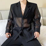 Translucent Organza Blazer