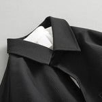 Japanese Retro Color-blocked Casual Loose Shirt