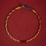 Buddha Stones Handmade Five Color Thread Luck Couple Child Adult Bracelet
