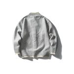 Japanese Faux Two-piece Loose Casual Knit Cardigan