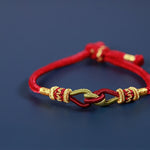 Buddha Stones Handmade Knotting Faith Strength Braid String Bracelet