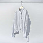 Curved Hem Checkered Textured Shirt