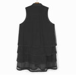 Sheer Mesh Tiered Cake Dress