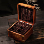 Buddha Stones Antique Flower Leaf Handmade Rosewood Jewelry Storage Box Wooden Gift Organizer Box